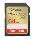 SanDisk Extreme Scheda SD 32GB 64GB 128GB SDXC Klass 10 Scheda di Memoria Card