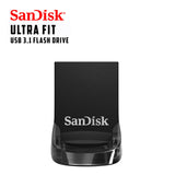 Sandisk Ultra Fit USB Stick 128GB USB 3.1 Flash Unidad High Speed Pendrive
