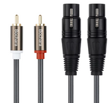Dual RCA Auf XLR Kabel 2 RCA Auf 2 XLR Männlich Hifi Stereo Audio Anschluss Mic