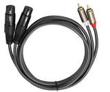 Audio Anschluss Mic Dual RCA Auf XLR Kabel 2 RCA Auf 2 XLR Männlich Hifi Stereo