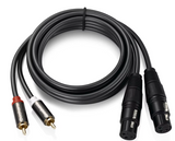 Audio Anschluss Mic Dual RCA Auf XLR Kabel 2 RCA Auf 2 XLR Männlich Hifi Stereo