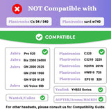 1 Paar Ohrpolster für Jabra GN 1900 2100 2025 9120 9125 UC Voice 550 750 AGPTEK