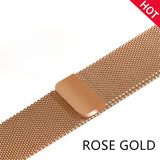 Ersatzarmband Uhr Apple iWatch 5 4 3 2 Milanese Loop Armband Strap 38-48mm Color