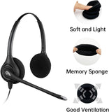 Ear Pads Foam for Logitech H330/H340/H110/H111/H390/H600/H609/H760 2 Pairs