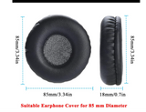 1 paar Ohrpolster 85mm (8.5cm) für Sennheiser ATH Sony AKG Philips JVC HA-W200RF