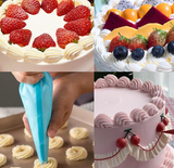 Spritzbeutel-Set 36-teilig, mit 25 verschiedenen Spritztüllen für Deko auf Torte