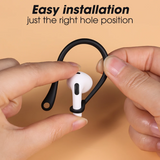 Ohrbügel für Apple AirPods 3, AirPods Pro, 2, 1 Hülle Ohrhaken halter EarHooks,