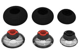 Eartips für Plantronics Voyager 5200 5220 5210 Silikon & Schaumstoff 3 Stück