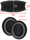 OHRPOLSTER+ Kopfband für Bose QuietComfort QC35 QC15 QC45 QC25 Q35 II AE2 AE2i