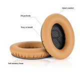 EAR PADS for Bose QuietComfort QC15 QC25 QC35 QC45 QC35 II Leather Khaki 1 Pair