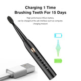 Elektrische Zahnbürste 5-Gang-Modus USB-Aufladung IPX7 für Erwachsene