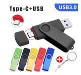 OTG USB-C Flash Drive Type-C Pendrive 32GB 64GB 128GBUSB Stick Memory Stick 2.0
