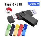 OTG USB-C Flash Drive Type-C Pendrive 32GB 64GB 128GBUSB Stick Memory Stick 3.0