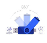 OTG USB-C Flash Drive Type-C Pendrive 32GB 64GB 128GBUSB Stick Memory Stick 2.0