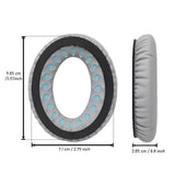 EAR PADS for Bose QuietComfort QC15 QC25 QC35 QC45 QC35 II Leather Silver 1 Pair