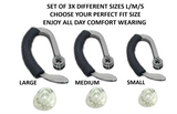 Ersatz Ohrstöpsel für Plantronics CS540 Savi W440 W740 W745 WH500 L/M/S 3 Stück