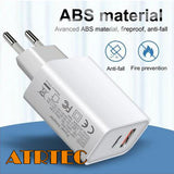 USB+PD Ladegerät Netzteil für iPhone 7 8 X XR XS 11 12 13 USB-C Dual USB-A + C