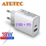 USB+PD Ladegerät Netzteil für iPhone 7 8 X XR XS 11 12 13 USB-C Dual USB-A + C