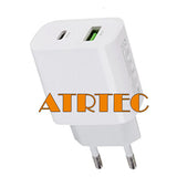 2X Handy-Ladegerät PD+USB Netzteil Kabel für Samsung Huawei HTC LG Google Nokia