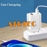 2X Handy-Ladegerät PD+USB Netzteil Kabel für Samsung Huawei HTC LG Google Nokia