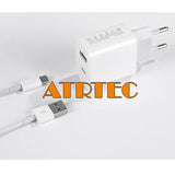2X Handy-Ladegerät PD+USB Netzteil Kabel für Samsung Huawei HTC LG Google Nokia