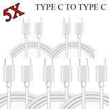 5X USB Typ C Ladekabel Datenkabel für Samsung, HTC ,Huawei, Xiaomi, Oppo, LG 1M