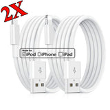 2X Ladekabel Datenkabel für original iphone 5 6 7 8 X XS XR 11 12 13 14 iPad 1M