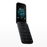 Nokia 2660 Flip Schwarz/Blau 2,8 Zoll 4G 1.450 mAh Bluetooth ohne SIM Lock