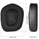 Ersatz Ohrpolster für Kopfhörer Logitech G733 G 733 Schwarz Premium Qualität