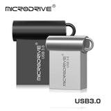 Mini USB 3.0 Flash Drive 16GB 32GB 64GB 128GB USB Stick Pendrive klein Silber