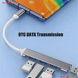 USB C HUB 3.0 Typ C 4 Port Multi USB Splitter Adapter OTG Top Qualität