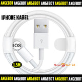 Netzteil Ladekabel 1m 1,5m 2m für Apple iPhone 6 7 8  X 11 12 13 Pro Max ipad