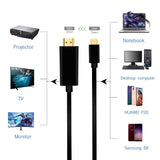 USB-C auf HDMI Kabel 4K HD TV AV Adapter für Samsung Huawei Macbook Pro 1.8M