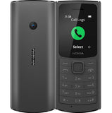 Nokia 110 4G Balken Dual-SIM Schwarz Senior Handy mit Kamera