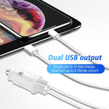 Mini 2 USB Zigarettenanzünder Ladegerät KFZ Auto adapter Handy stecker 12V/ 24V