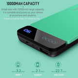 ROCK 10000mAh Power Bank mit Digitalanzeige Typ C 5V 3A iphone X Samsung Xiaomi