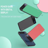 ROCK 10000mAh Power Bank mit Digitalanzeige Typ C 5V 3A iphone X Samsung Xiaomi