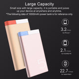 ROCK 5000 mAh Power Bank,tragbares dünnes iPhone Samsung Xiaomi Metal Alloy
