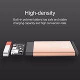 ROCK 5000 mAh Power Bank,tragbares dünnes iPhone Samsung Xiaomi Metal Alloy