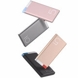 ROCK 5000 mAh Power Bank,tragbares dünnes iPhone Samsung Xiaomi Metal Alloy
