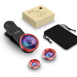 Universal 3 in1 Weitwinkel Makro Fisheye Objektiv Kamera fur iPhone Samsung HTC