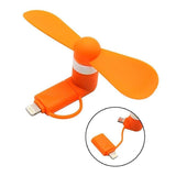 Mini OTG Portable Micro USB Vantelator für iPhone Samsung HTC Huawei Nokia LG