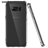 Stoßfestes klares Handy Hülle für Samsung Galaxy A3 A6 A8 2017 2018 Schutzhüllen