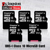 Kingston Micro SD card 16GB 32GB 64GB 128GB Class 10 memory card fast speed