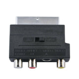 RGB Scart Video AV TV Audio-Adapter Konverter Scart Stecker auf 3x Cinch Buchse