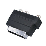 RGB Scart Video AV TV Audio-Adapter Konverter Scart Stecker auf 3x Cinch Buchse