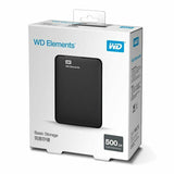 WD Elements Extern Portable USB 3.0 500GB, 750GB, 1TB, 2TB, 1.5TB 2.5" HDD TOP