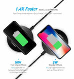 Wireless Ladegerät für iPhone11 X XR XS 8 Plus 10W Wireless Charging für Samsung