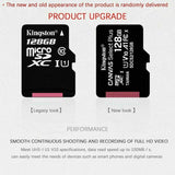 Kingston Micro SD-Karte 16GB 32GB 64GB 128GB  Class10 Flash Speicherkarte canvas