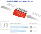 SAMSUNG EVO Micro SD Speicherkarte Klasse 10 32GB 64GB 128GB SDHC Speicherkarte